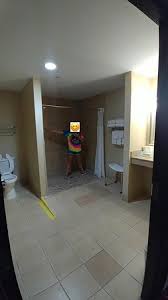 We have 2 units that have a specially designed accessible cubicle. It Had A Wheelchair Accessible Shower And Toilet Picture Of Comfort Suites Locust Grove Atlanta South Tripadvisor