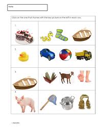 Use these first grade rhyming words worksheets to make learning fun. Rhyming Words Exercise For K1 Grade2