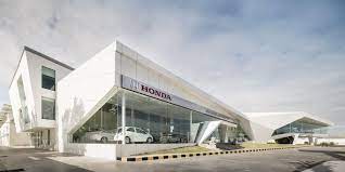 Honda S Nakornchaisri Showroom Designed By Office At Car Showroom Architecture Showroom Design Car Showroom Design