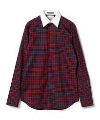international gallery beams インターナショナルギャラリー ビームス i g beams カスタムスリム レギュラーカラー チェッククレリックシャツ シャツ ブラウス ドレスシャツ 通販 beams shirt dress shirts mens tops