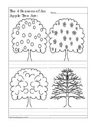 The 4 Seasons Of An Apple Tree Are Worksheet For Kindergarten 1st Grade Lesson Planet Best T In 2020 Seasons Worksheets Seasons Kindergarten Kindergarten Worksheets