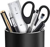 Amazon.com: RQB Metal Pen Holder for Desk Round Aluminum ...