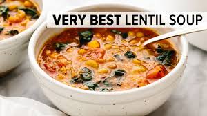 Pour off all but 1 tablespoon fat. Very Best Lentil Soup Vegetarian One Pot Lentil Soup Recipe Youtube