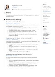 resume guide: housekpeer + 12 resume