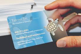 The 14 pt resistant clear plastic is perfect for white ink and uv printing. Clear Plastic Business Cards Make A Lasting Impression