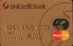 This card can be loaded over and the flexible credit card (unicteditcard flexia classic) that offers a level of flexibility that few other can match. Bank Card Unicredit Bank Gold Card Unicredit Bank Ukraine Col Ua Mc 0177