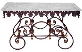 Say goodbye to stubborn wrinkles. Casa Padrino Nostalgia Wrought Iron Dining Table With White Marble Top 135 Cm X 55 Cm X H70 Cm Luxury Garden Furniture
