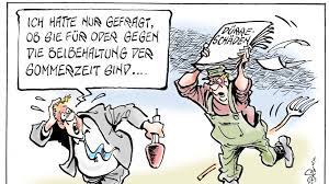 Featureproduzentin kathrin schmidt im intervie sexismus und politik in sitcoms: Karikatur Berliner Morgenpost