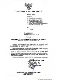 Kumpulan surat lengkap via bagiinfo.com. Himbauan Untuk Melaksanakan Doa Bersama Secara Serentak Menghadapi Wabah Virus Corona 19
