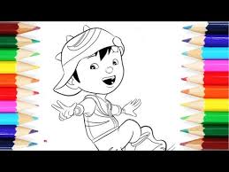 Als je een coloring pages boboiboy. Coloring For Kids Boboiboy Galaxy I The Movie I Air Youtube
