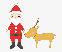 Most of these cute clip art pieces are from around the 1950's. Santas Reindeer Clipart At Getdrawings Reindeer Transparent Png 700x700 Free Download On Nicepng