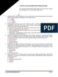 Maybe you would like to learn more about one of these? Soal Ukg Pedagogik Sd Kunci Jawaban Pdf