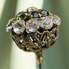 Antique Victorian Jeweled Hatpin Hat Pins Antique Hats Antique Jewelry