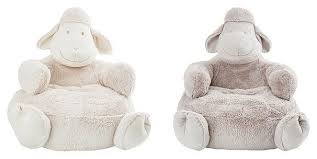 Pouf Enfant H 49 Cm Sheepy Gris Beige Pouf Enfant Gris Beige Pouf