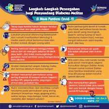 Langkah Langkah Pencegahan Bagi Penyandang Diabetes Melitus Di Masa Pandemi Covid 19 Direktorat P2ptm