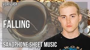 Alto Sax Sheet Music: How to play Falling by Trevor Daniel