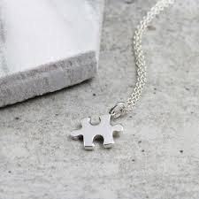 Great designs on decorative wooden jewelry boxes. Puzzle Piece Necklace Personalised Necklaces By Silvery