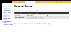 Statement for savings/current accounts/investment account, bills & cards for credit card or How To Download Bank Statement