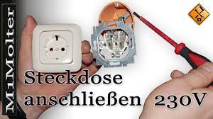Juvdt 'hfum اح 100 : Steckdose Anschliessen 230v Aber Wie Youtube