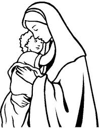Free coloring page mary the mother god coloring home. The Assumption Of Blessed Virgin Mary Glorious Mysteries Of The Rosary Coloring Pages