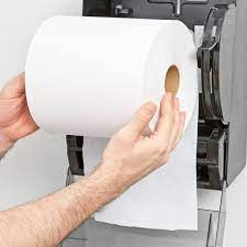 Shop hudson & vine's large selection of bathroom accessories for your home. Lavex Janitorial 8 White Hardwound Paper Towel 800 Feet Roll 6 Case