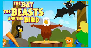 Birds On The Bat The Bat The Beast And The Bird Bedtime Story For Kids Kids Hut Stor Bedtime Stories Stories For Kids Beast