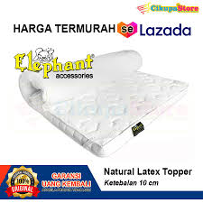 Kasur matras bradford springbed termurah latex paling murah promo sale trade in tukar tambah terbaik spesial bulan ini spring latex orthopedic latex grande latex Topper Latex Elephant 180x200 Tebal 10cm Mattress Topper Pillowtop Latex Topper Toper Latex Matras Kasur Lipat Travel Bed Lazada Indonesia