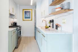 why a galley kitchen rules in small
