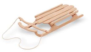 Sled 11 1 2 Wooden Sleigh Diy Wooden Sled Sled