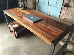 Weathered Reclaimed Wood Desks Wood Desk Reclaimed Wood Desk Wood Office Desk Hardwood Desk