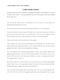 Sip bagus, kalau bisa tambah analisis unsur intrinsiknya juga ya. 30 Ide Keren Contoh Cerkak Bahasa Jawa Singkat Tema Pendidikan Schluman Art