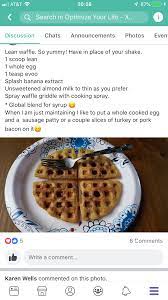 Pin By Lia J On Xyngular Food Healthy College Waffles