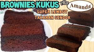 Berikut ini resep brownies kukus tanpa mixer yang bisa 1 bungkus cokelat bubuk. Resep Brownies Kukus Ala Amanda Original Anti Gagal Takaran Sendok Youtube