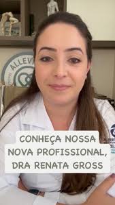 Conheça nossa nova profissional, Dra Renata Gross, médica dedicada aos  estudos da Dor e acompanhamento de doenças gerais! Para mais informações  entre em contato pelo link da Bio