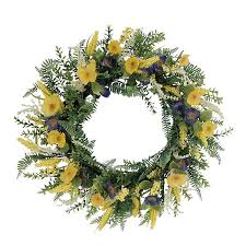 The top countries of suppliers are india, china, and hong kong s.a.r., from which the percentage of artificial poppies supply is 1%, 98%, and 1% respectively. Puleo International 30 In Artificial Poppy Floral Spring Wreath