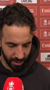 Ruben Amorim reacts to Manchester United's fifth round exit 🗣️