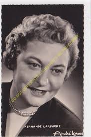 RPPC Photo STAR Fernande Lariviere Photo Andre Larose Edit P.I.