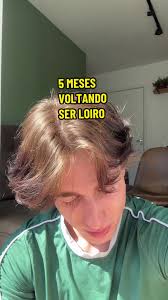 Ele ta ficando mais loiro por causa do clareamento ✨