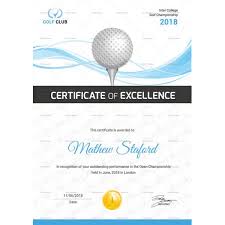 John and matt ollson are both excellent teachers and would love to help you meet your goals. Golf Certificate Template 9 Word Psd Format Download Free Premium Templates