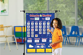 Learning Resources Calendar Weather Pocket Chart Classroom Organization 136 Piece