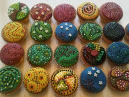 Aussie Inspired Dreamtime Cupcakes By Ash With Some Decorated By Me Cupcake Cakes Cupcakes Baking