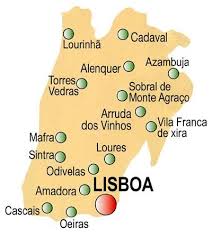Torres vedras ⭐ , portugal, lisboa, torres vedras: Mapa Do Distrito De Lisboa Portugal Lisboa Portugal Mapa Plano De Viagem