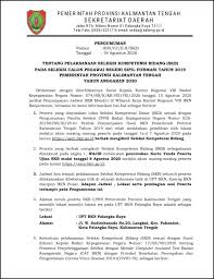 Maybe you would like to learn more about one of these? Setda Prov Kalteng Pengumuman Pelaksanaan Skb Pada Seleksi Cpns Pemerintah Provinsi Kalimantan Tengah Formasi Tahun 2019