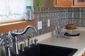 You get a designer look for a fraction of the price of a. Pvc Backsplash Panels From Decorative Ceiling Tiles