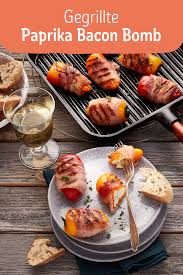 Gegrillte Paprika Bacon Bomb Gegrillte Paprika Gefullte Paprikaschoten Rezepte