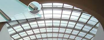 It is made from pvc, so it wont let any light through (like metal), but it is much cooler as it does not radiate heat. Sunglaze Solid Polycarbonate Roofing Glazing Systems Palram Industries Ltd