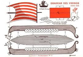 Free Printable Viking Ship Vintage Papercraft Fun Free Printables Tekne Minyaturler Maket