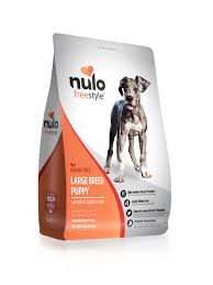 This size breed metabolizes food at a high rate and must be fed more frequently than larger breeds, three to four times daily as insufficient calories can cause growth deficiencies and serious health issues. Nulo Freestyle Large Breed Puppy Salmon Turkey