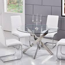 Felisha Dining Table In 2020 Glass Dining Room Sets Glass Dining Room Table Dining Room Bar