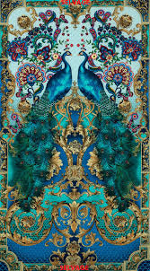 Pin By Lenora Murphy On Wedding Ideas Themes And Decorations Peacock Art Art Printing On Fabric